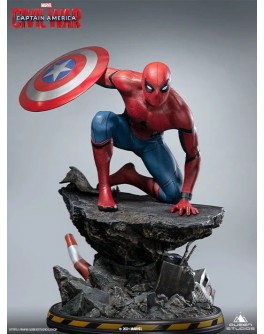 Queen Studio Spider-Man 1/4 Scale Captain America: Civil War Statue (Standard)